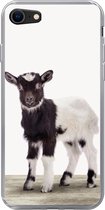 Geschikt voor iPhone SE 2020 hoesje - Geit - Dieren - Kinderen - Jongens - Meisjes - Siliconen Telefoonhoesje