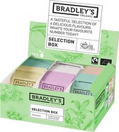 Bradley's thee | Organic selection |  Displaybox Fairtrade | 6 smaken | 90 zakjes