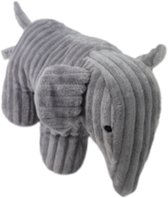 Knuffel Olifant - Grijs - 32X15cm - Kinderen - Slapen - Spelen - Dieren