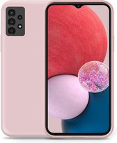 Samsung A13 4G Hoesje - Suède Back Cover Case Rose