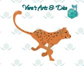Cheetah Sticker - Zoogdieren Cheetahs Jaguars Jachtluipaard - Savanne - Handgemaakte Stickers - Journaling - Bullet Journal - Scrapbooking - Leuke Stickers - Laptop Sticker - Telefoon Sticker - Cute - Dier - Lief - Schattig - Wilde Dieren