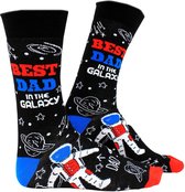 Oddsocks | sokken cadeau | best dad in Galaxy | vaderdag | 39-46