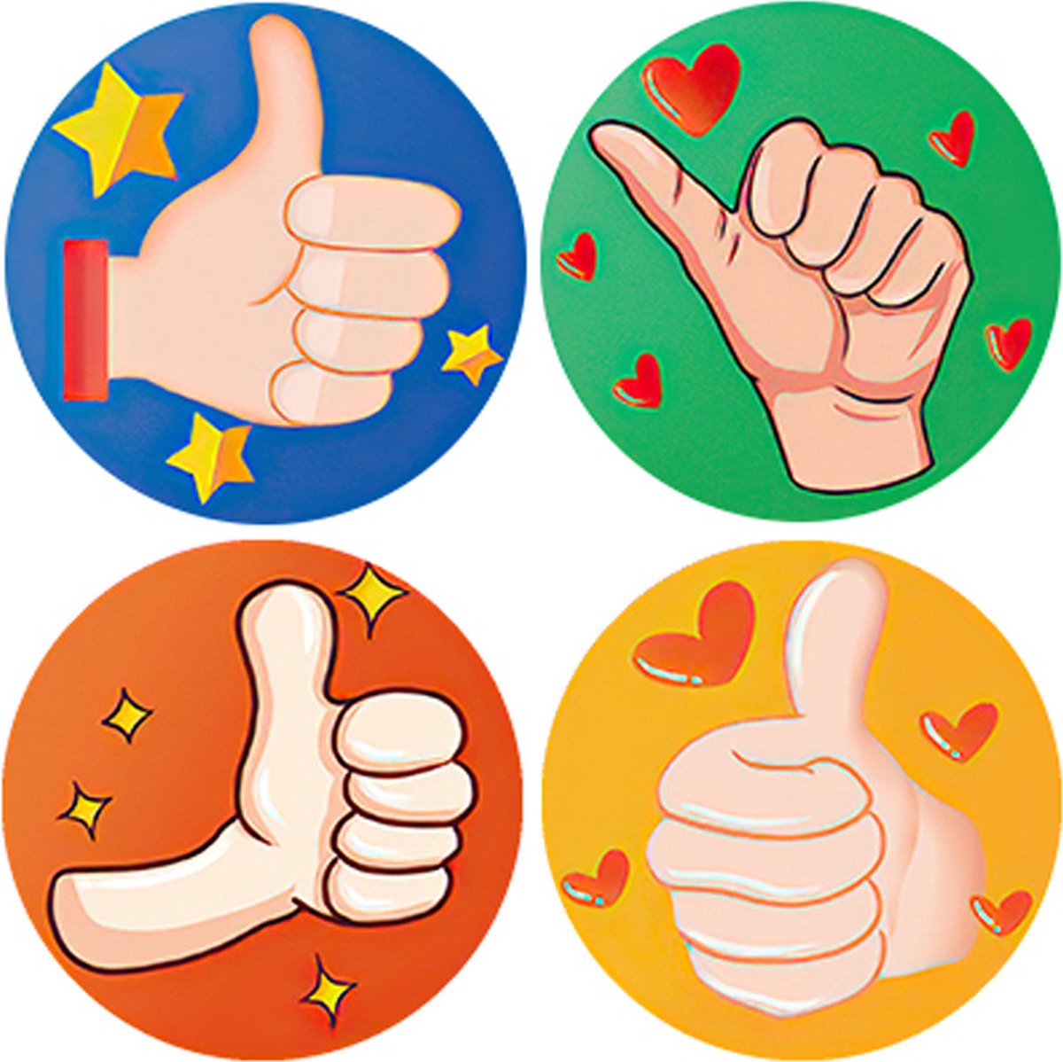 beloningssticker - stickerrol - 500 stickers op rol - beloningssysteem - stickers voor kinderen - Blijderij- — afbeelding 5