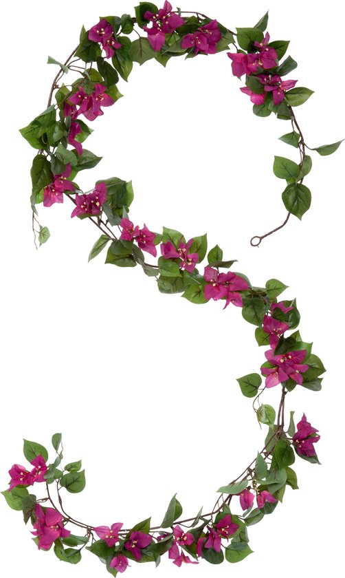 Guirlande de Bougainvilliers Plante Artificielle Rose Foncé - L 180cm -  Décorations Mica | bol