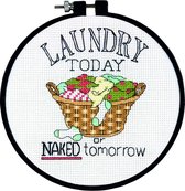 Borduurpakket Laundry today  incl borduurring van Dimensions 72-73764