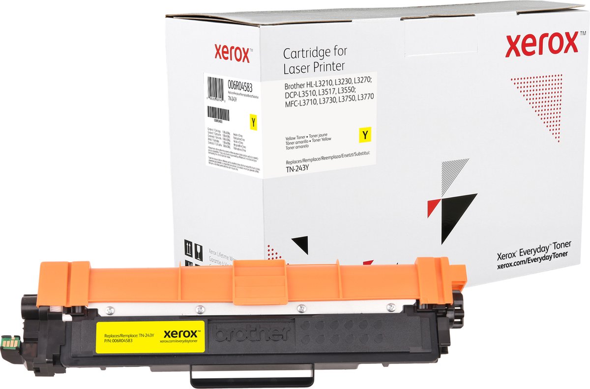 Xerox Toner vervangt Brother TN-243Y Compatibel Geel 1000 bladzijden Everyday 006R04583