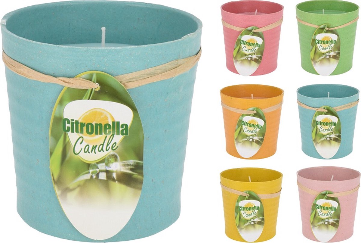 Citronella kaarsen voor buiten, 2 x 170 ml geurkaarsen met vintage Citronella kaarsen voor buiten, 2 x 170 ml geurkaarsen met vintage