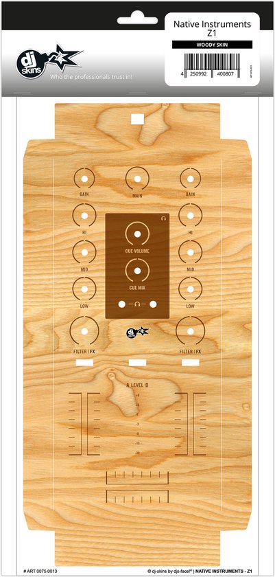 dj-skins Native Instruments Z1 Skin Woody - DJ Skin