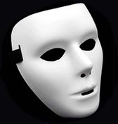 Likken is er waterval Face Mask – Anonymous Masker – Wit | bol.com