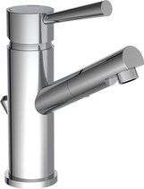 Robinet de lavabo SCHÜTTE Cornwall - Mitigeur - Aérateur pivotant - avec vidage - Chrome