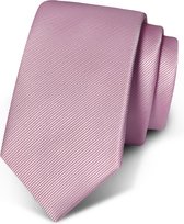 Premium Ties - Luxe Stropdas Heren - Polyester - Roze - Incl. Luxe Gift Box!
