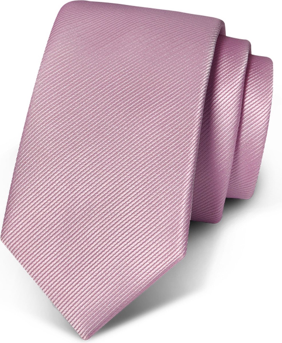 Premium Ties - Luxe Stropdas Heren - Polyester - Roze - Incl. Luxe Gift Box!