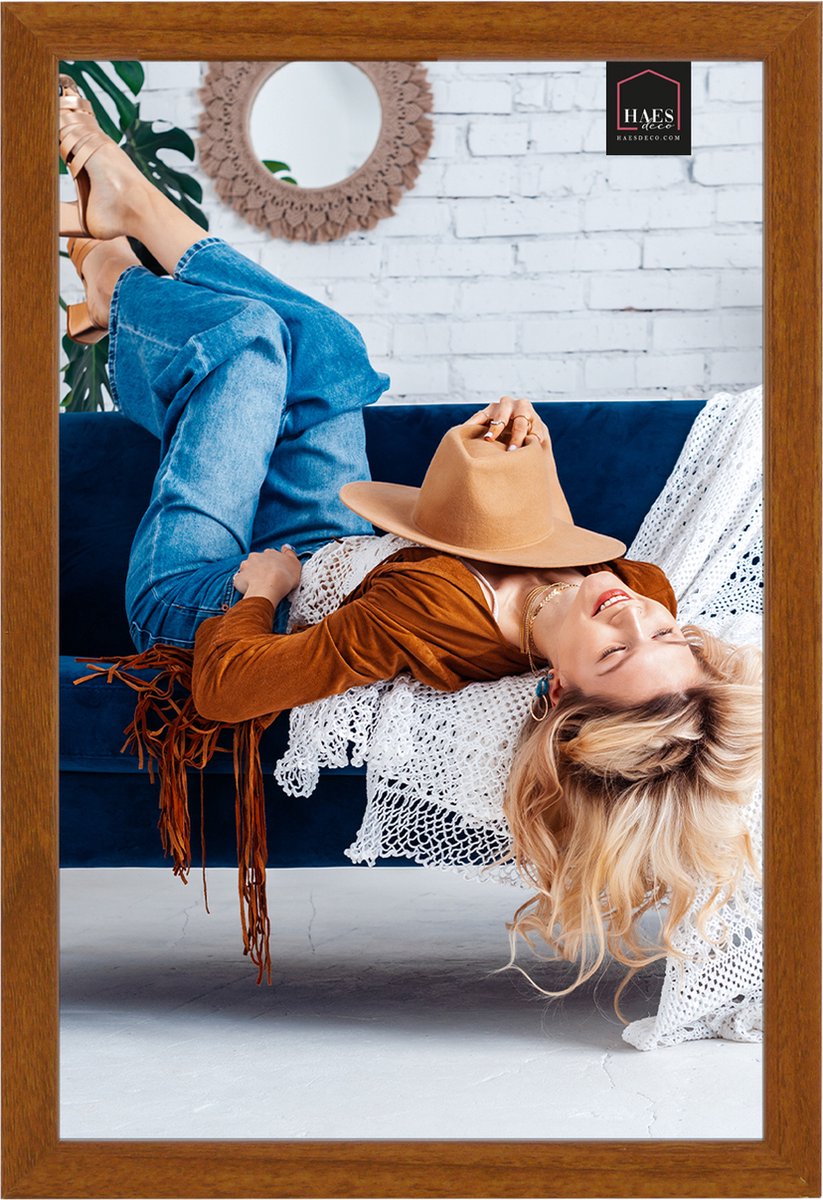 HAES DECO - Houten fotolijst Avignon donkerbruin voor 1 foto formaat 20x30 - SP14930