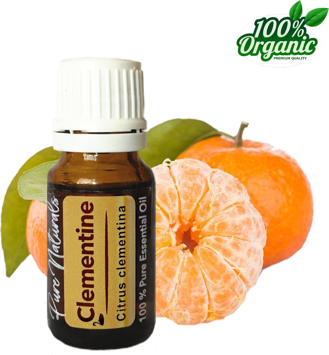 Goedkoopste Mandarijn etherische Olie 10 ml |Clementine olie | 100 PUUR | Bio | Essentiële olie Aromatherapie | Olie diffuser | Geschikt voor inname | Pure Naturals