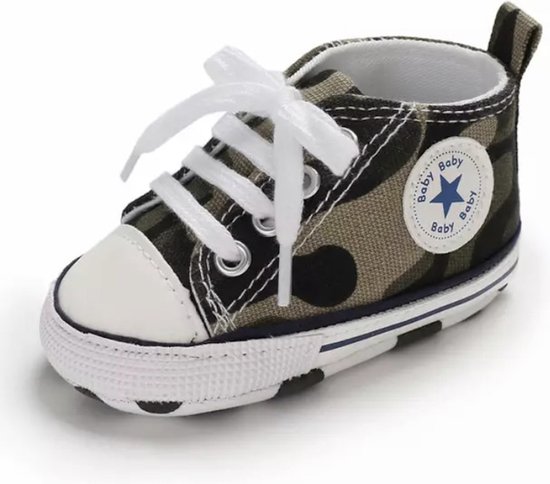 Persona Billy Goat Versterken Stoere Baby Schoenen - Baby Sneakers van Baby-Slofje - Camouflage maat 17 (  11 cm) | bol.com