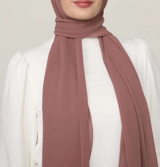 Hoofddoek Chiffon Old Pink – Hijab – Sjaal - Hoofddeksel– Islam – Moslima |