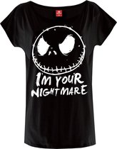 Disney L'Étrange Noël de Monsieur Jack Tshirt Femme -M- Nightmare Splatter Loose Zwart