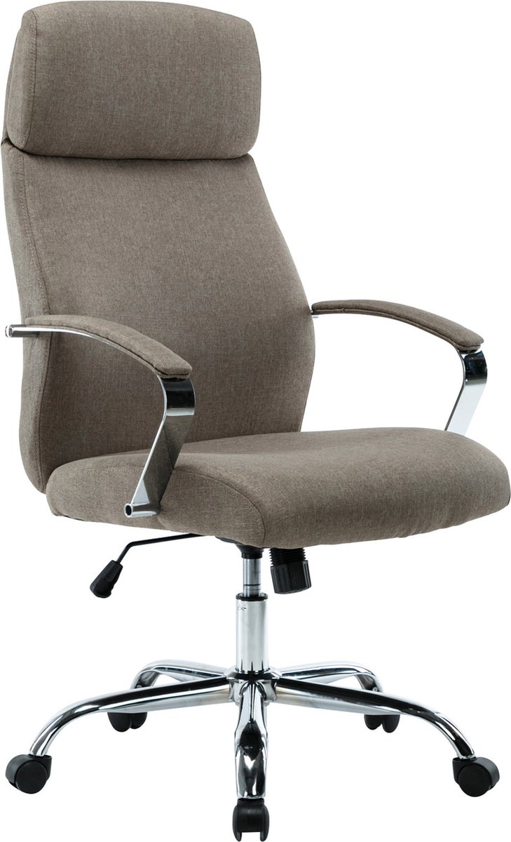 Bureaustoel Posio Stof, Bruin