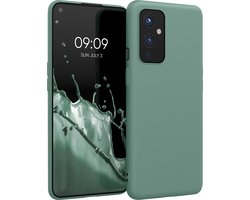 kwmobile telefoonhoesje geschikt voor OnePlus 9 (EU/NA Version) - Hoesje voor smartphone - Back cover in dennengroen