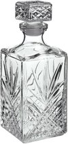 Bormioli Rocco Cut Glass Whiskey Decanter 1 Litre