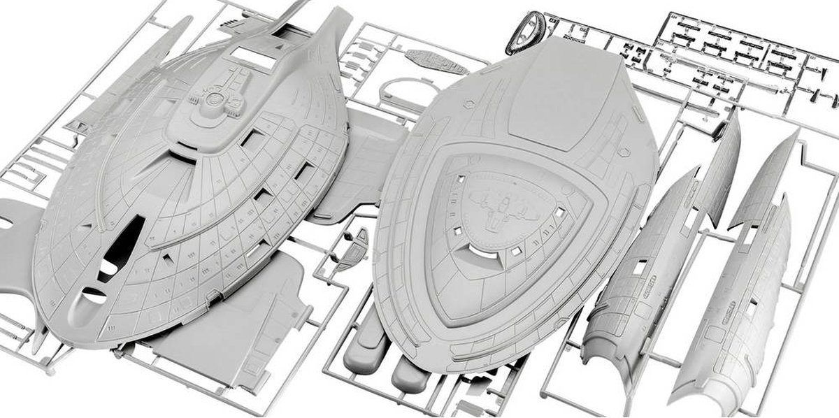 Revell Modelbouwpakket Ruimtevaart - 04992 U.S.S. Voyager - Star Trek Plastic - 1:670 - Modelbouw — afbeelding 3