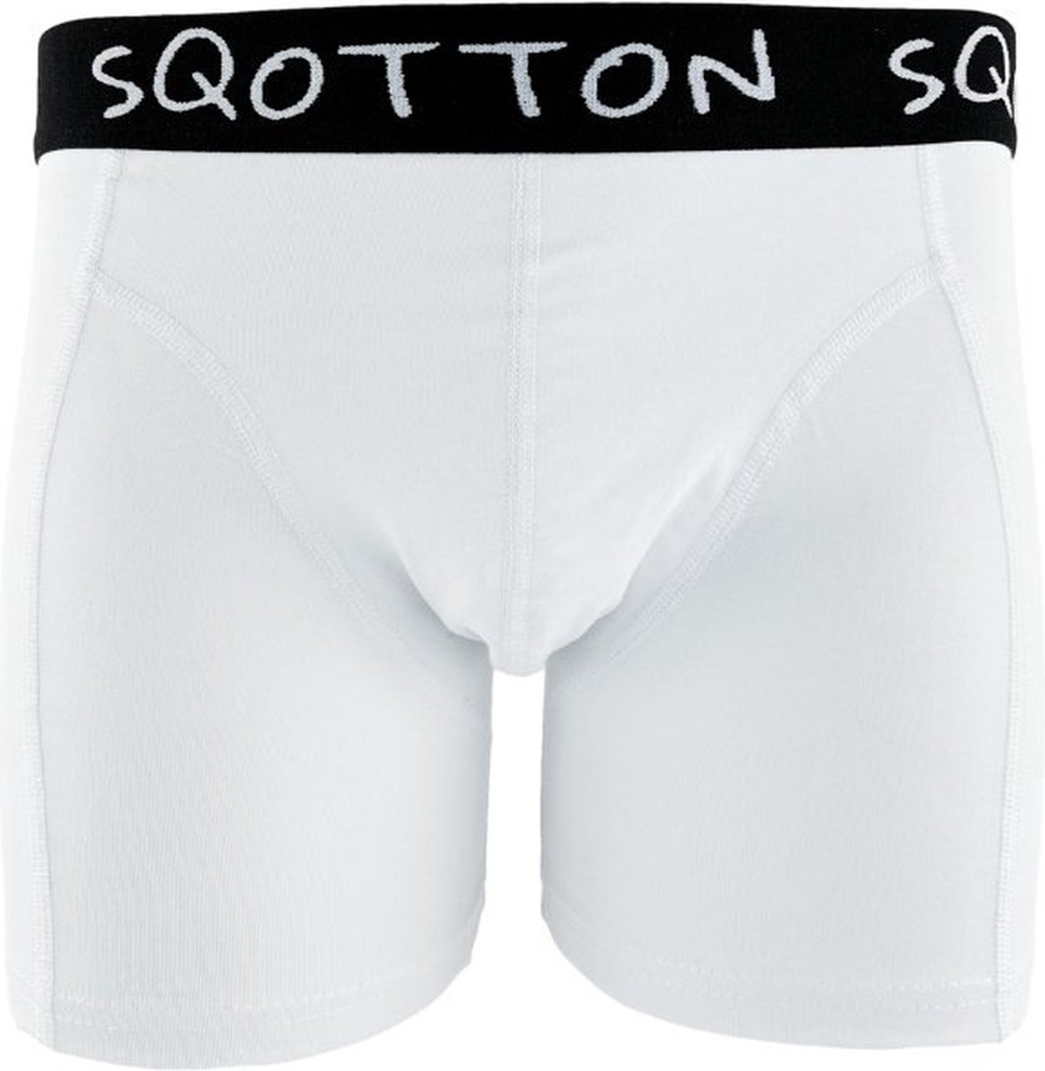 Boxershort - SQOTTON® - Basic - Wit - Maat XXL
