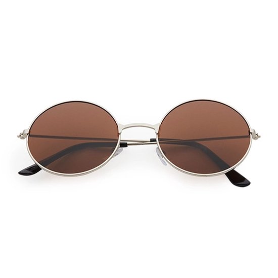 Freaky Glasses® – Hippie - Festival Glasses – Rave Sunglasses – Gabber - Adultes - Femmes - Hommes - verres marron