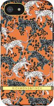 Richmond & Finch Orange Leopard luipaarden hoesje voor iPhone 6 6s 7 8 en SE 2020 SE 2022 - oranje