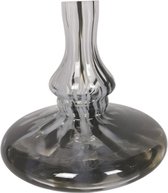 Fidrio fles white black - Hoog 18 cm - Decoratieve vaas - Decoratieve fles - Fidrio glaswerk - Fidrio vaas - Fidrio vaas wit/zwart