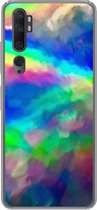 Geschikt voor Xiaomi Mi Note 10 hoesje - Waterverf - Kunst - Psychedelisch - Siliconen Telefoonhoesje