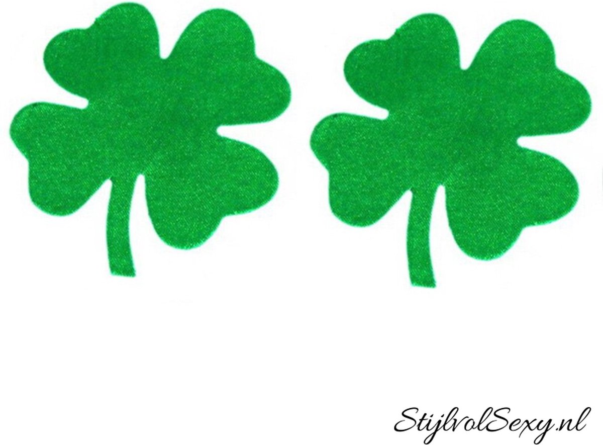 Goedkoopste Groene Geluks Klavertjes 4 stickers