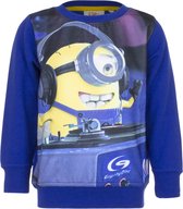 Minions Sweater - Blauw - Maat 98/104 (4 jaar - 104 cm)