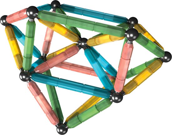 Playtive Magnetische Bouwset - Stimuleert de creativiteit en ruimtelijk inzicht