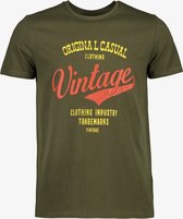 Unsigned heren T-shirt - Groen - Maat M