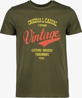 Unsigned heren T-shirt - Groen - Maat XL