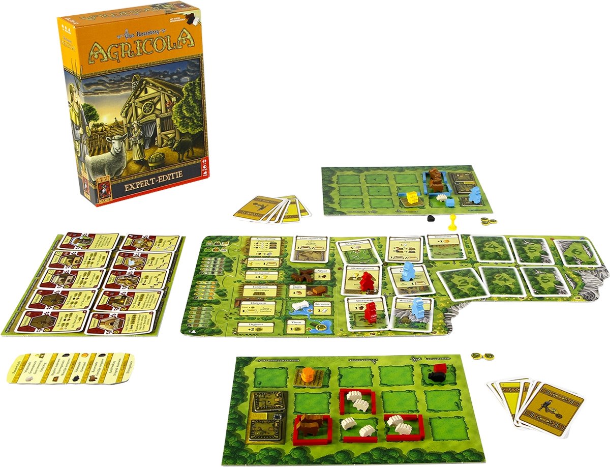Uitgaan Distributie tapijt Agricola Bordspel | Games | bol.com