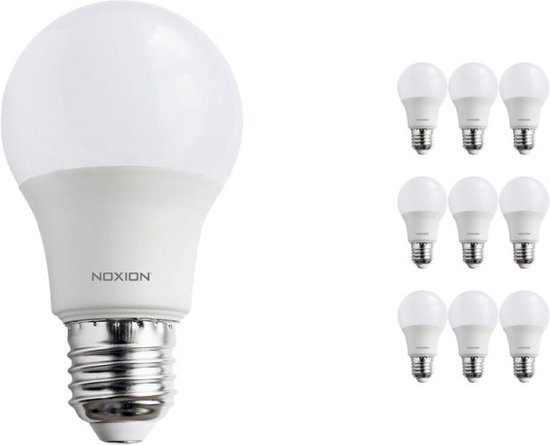 Voordeelpak 10x Noxion Pro LED E27 Peer Mat 7W 600lm - 822-827 Dim naar  Warm | Dimbaar... | bol.com