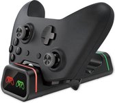 XboxOne/Slim/X Charging Station - Oplaadstation - Dual Controller - Docking Station - Xboxone - Xbox S - Xbox X - Oplader twee Xbox Dual Controllers - Zwart Xbox DualSense draadloz