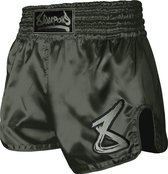 8 WAPENS Strike Muay Thai Kickboxing Short Olijf Groen maat XXL