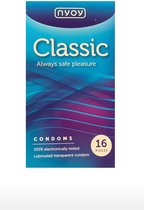 Condooms - 100% safe - 16 stuks - Originals Condooms Classic Natural - Condoms - NYOY condooms