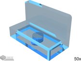 LEGO 4865b Doorzichtig lichtblauw 50 stuks