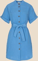 Blauwe zomerjurk Fanny - FRNCH - Maat S