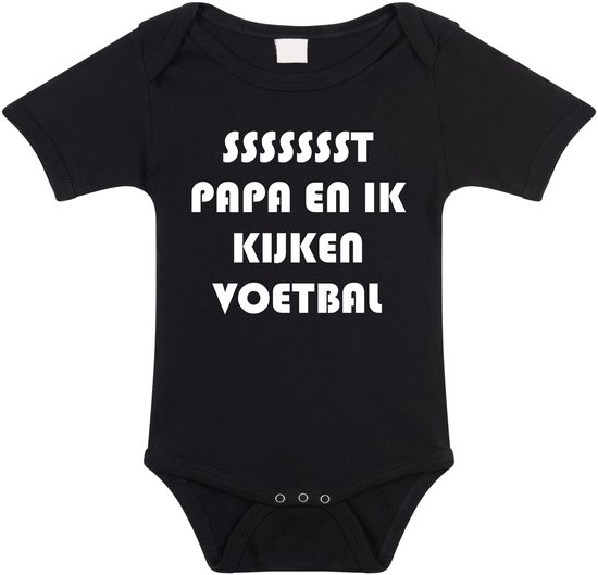 Rompertjes baby - papa en ik kijken voetbal samen - baby kleding met tekst  -... | bol.com