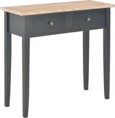 Sidetable zwart 79x30x74 cm hout