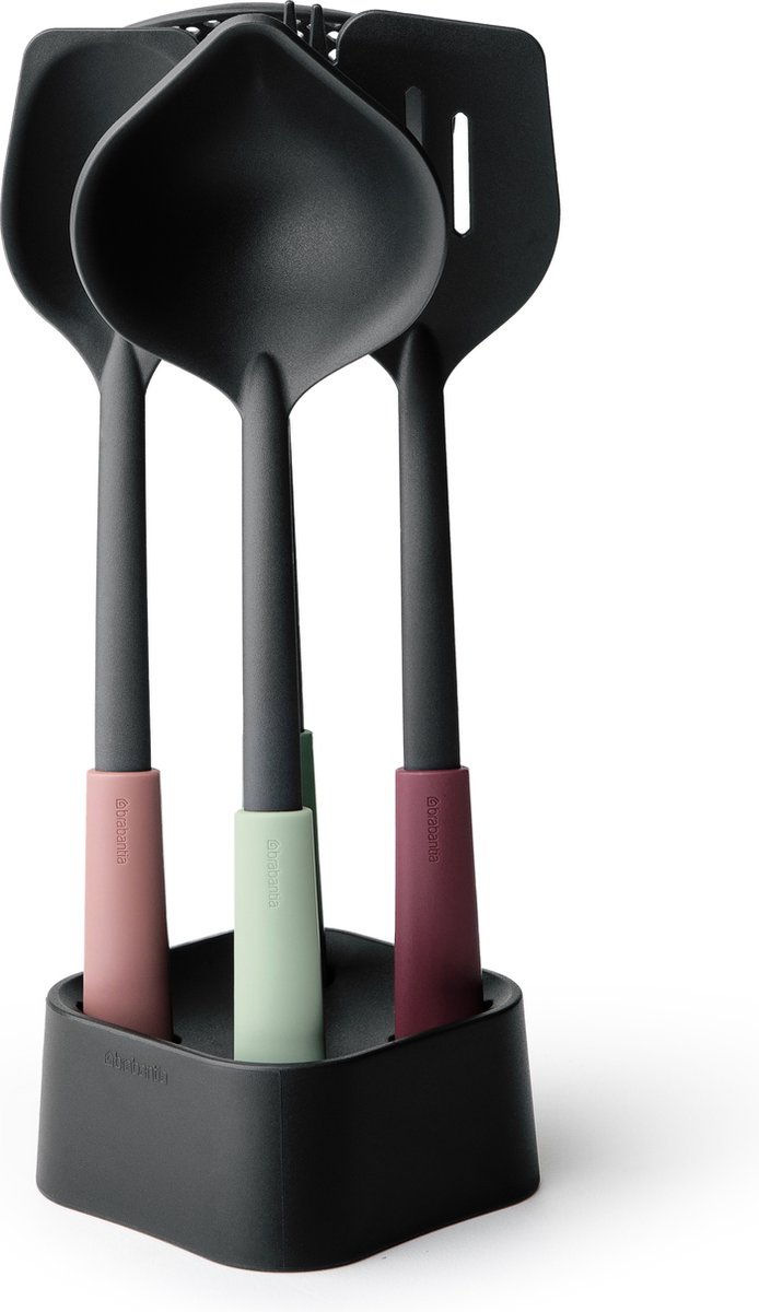 Brabantia Classic toiletborstel met houder Matt Steel met rvs greep