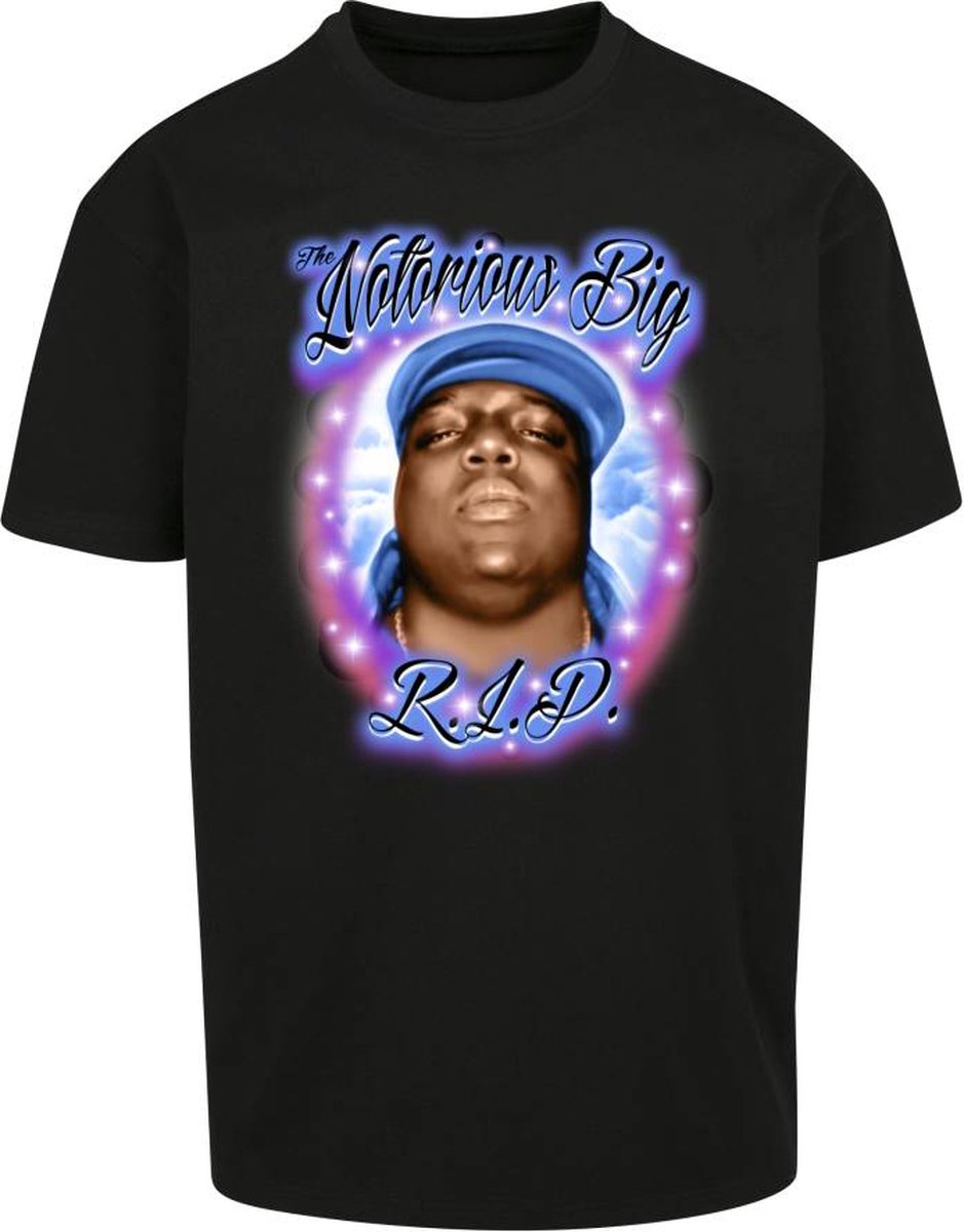 Mister Tee Biggie Smalls Biggie R.I.P Heren T-shirt XS Zwart