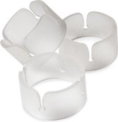 Ballon ringen 6 stuks 4 cm x 4 cm rond 2 cm hoog
