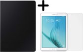 Fooniq Boek Hoesje Zwart + Screenprotector - Boek Cover - Geschikt Voor Samsung Galaxy Tab S2