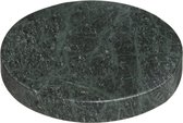 Atmosphera Marmeren kaarsplaat 2 stuks - Groen - Onderzetter - Dia 10 cm - Kaars onderzetter - Kaarsenplateau