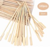 100stuks Spies van Bamboe 20cm - Spies Barbecue - Spiesjes voor Grill - Spies BBQ - Spiesen